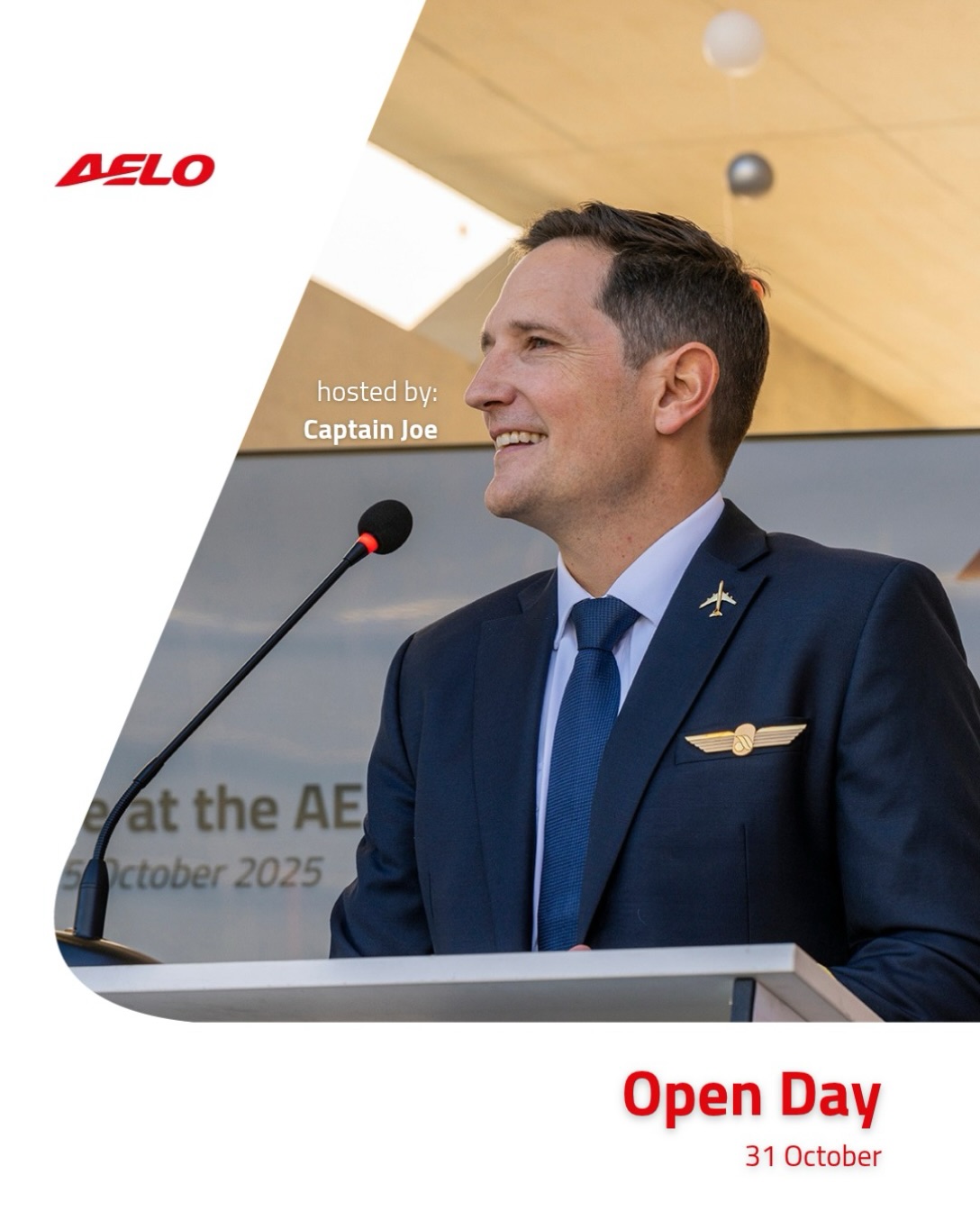 Join Captain Joe at AELO Swiss Academy’s Special Open Day!
On Saturday, 31 October, we’re opening the doors to our brand-new €5.2 million facilities in Locarno, Switzerland, for a special Open Day hosted by Captain Joe, AELO’s Airline Recruitment Coach and one of aviation’s most recognisable YouTube personalities.
Date: Saturday, 31 October
Time: 10:00–15:00
Location: AELO Swiss Academy, Locarno, Switzerland
Here’s what you can look forward to:
Meet Captain Joe and get inspired by his experience in airline aviation and mentorship.
Explore our fleet of 27 aircraft, including our Diamond DA42s, and discover the aircraft you could train in.
Step inside our Boeing 737 NG simulator and get a closer look at how we prepare future airline pilots for the flight deck.
Tour our new facilities, including our student campus, modern classrooms, simulator bays, and student spaces.
Discover our High-Performance Pilot Training and learn how our programmes prepare students for a career in aviation, from their first flight to the airline flight deck.
Meet the AELO team and our students, ask your questions, and get a first-hand impression of life at our academy.
Whether you’re just beginning to explore a career as a pilot or ready to take the next step, this is your opportunity to experience AELO up close and discover what your future in aviation could look like.
Places are limited and registration is required. Each attendee may bring one guest.
Register now via the link in our bio and join us in Locarno on 31 October!
We look forward to welcoming you to AELO Swiss Academy.
#AELOSwissAcademy #OpenDay #PilotTraining