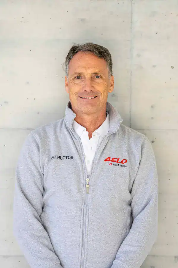 Alessio Reina, Compliance Monitoring Manager de Aelo Swiss Academy, instructor de vuelo.
