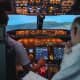 Simulación de vuelo MPS 737NG FTD en AELO Swiss Academy